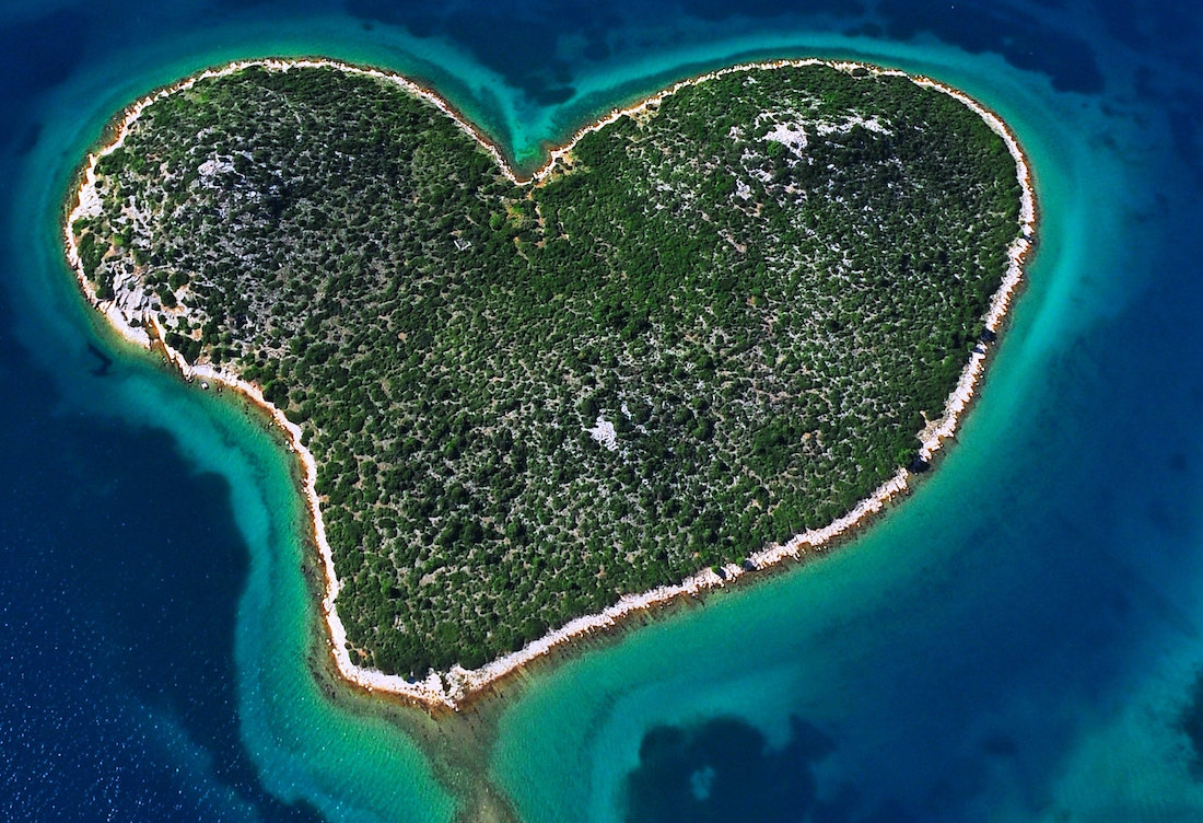 5 hartvormige eilanden voor een romantisch uitje op Valentijnsdag