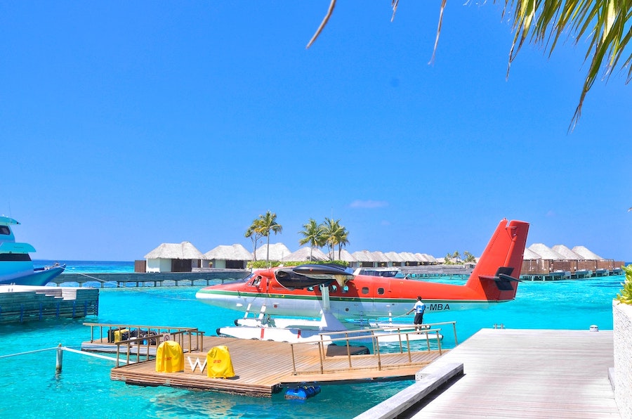 watervliegtuig Malediven 