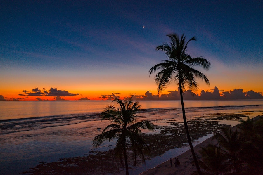 zonsondergang Malediven
