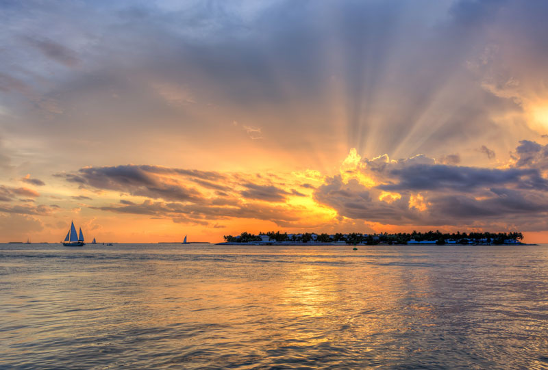 Spectaculaire zonsondergangen bij The Florida Keys & Key West