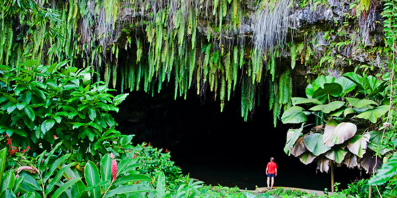 Mara'a Grotto, Tahiti
