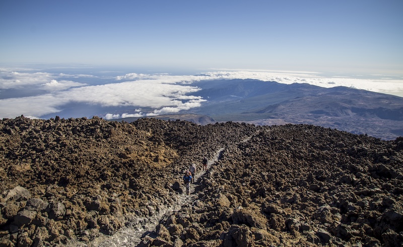 Montaña Blanca naar Pico del Teide 