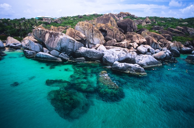 The Baths op Virgin Gorda